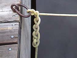 We learned to tie up our boat with a proper Fisherman's knot.